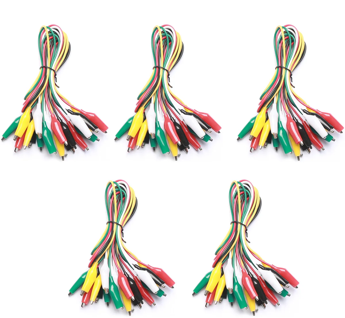 KEHIPI KEHIPI WG-026/5 50 Test Leads 100 Alligator Clips 20.5in 22AWG electrician tool — product photo