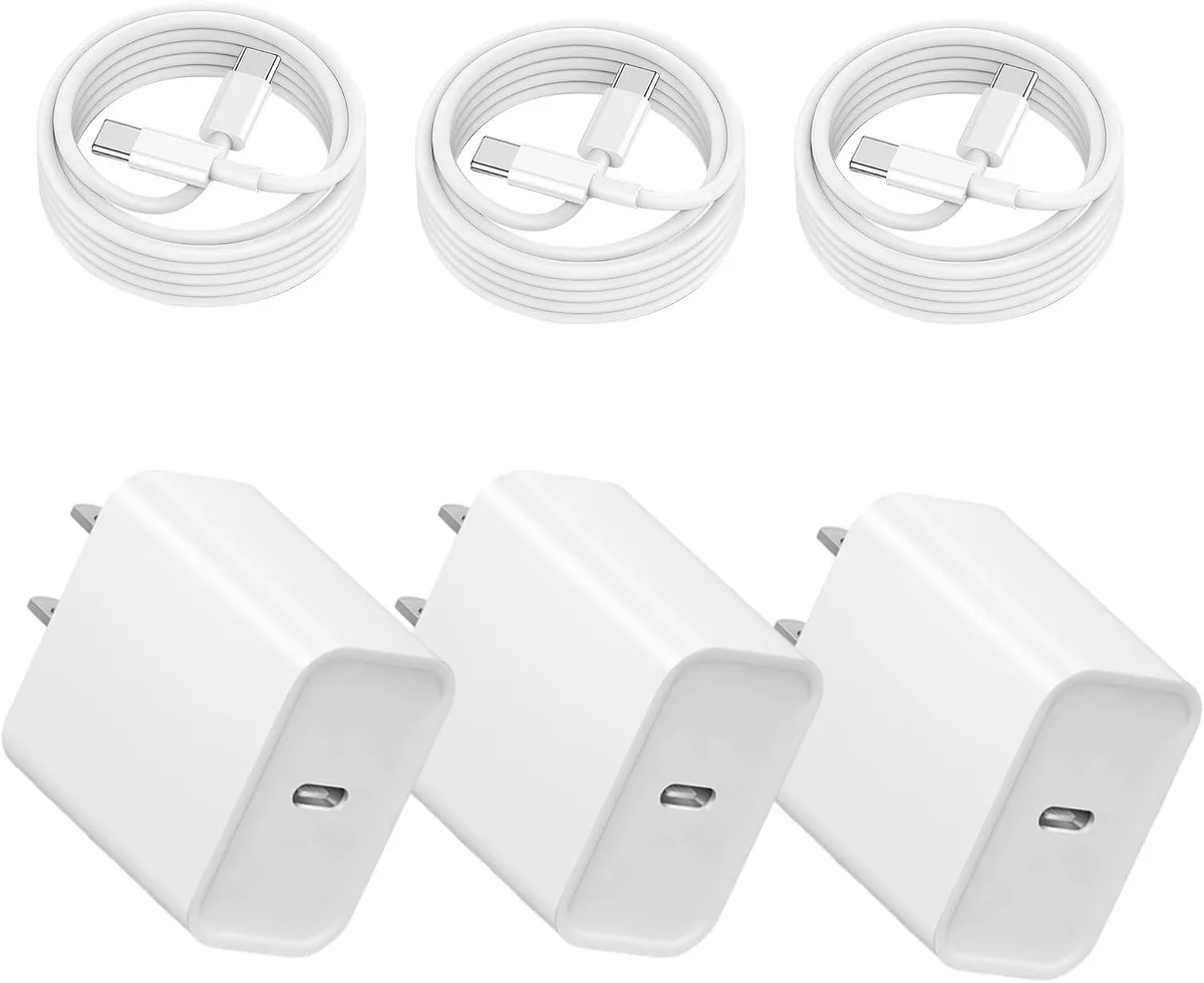 ONITOON ONITOON 3 Pack 20W USB-C Wall Charger for iPhone 15/16 — product photo