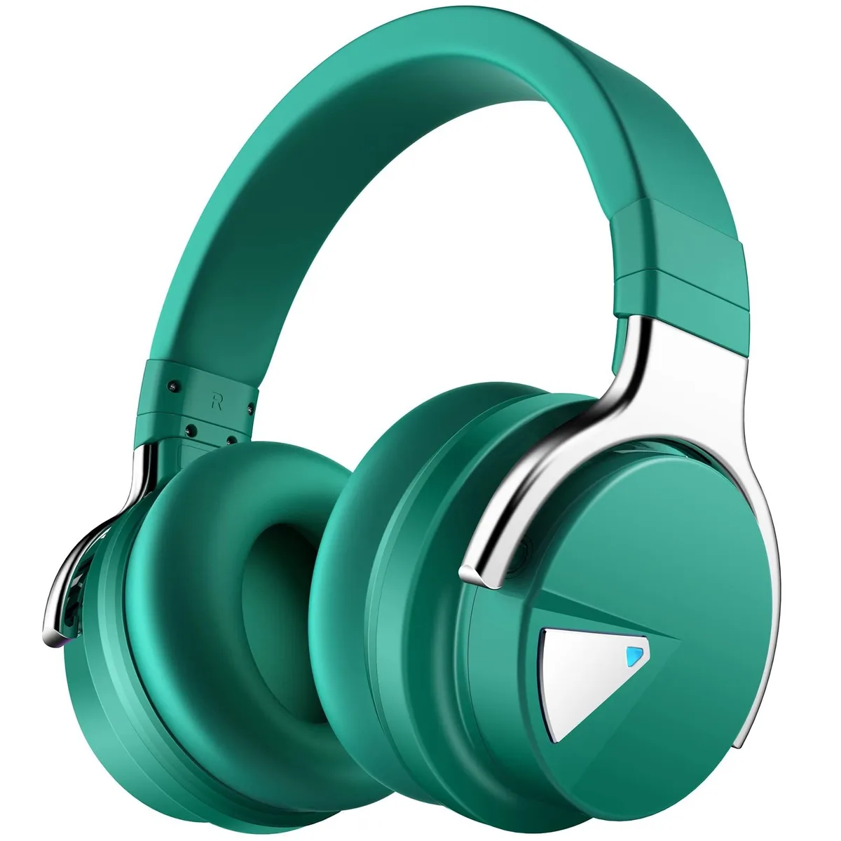  Silensys E7 Active Noise Cancelling Headphones Green 45mm Bluetooth 5.0 30h — product photo
