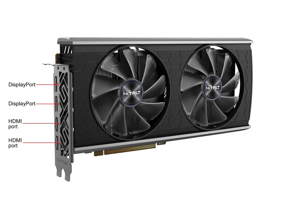 Sapphire Tech Sapphire Tech 100418NT+8GSEL Radeon RX 5500 XT 8GB graphics card — product photo