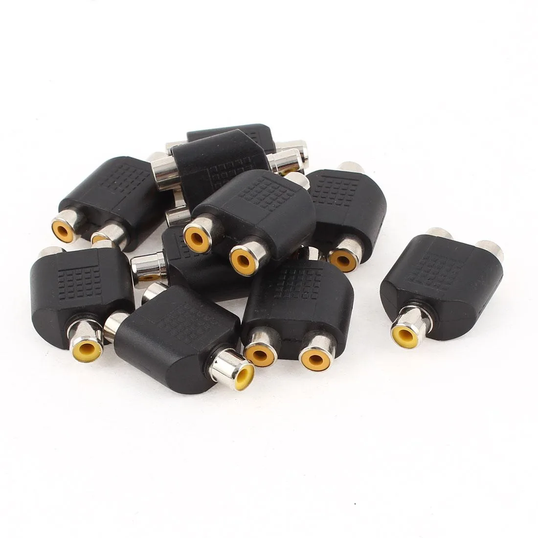 Unique-Bargains Unique-Bargains 10 Pcs 3.5 mm to Dual RCA Female Splitter surveillance accessory — product photo