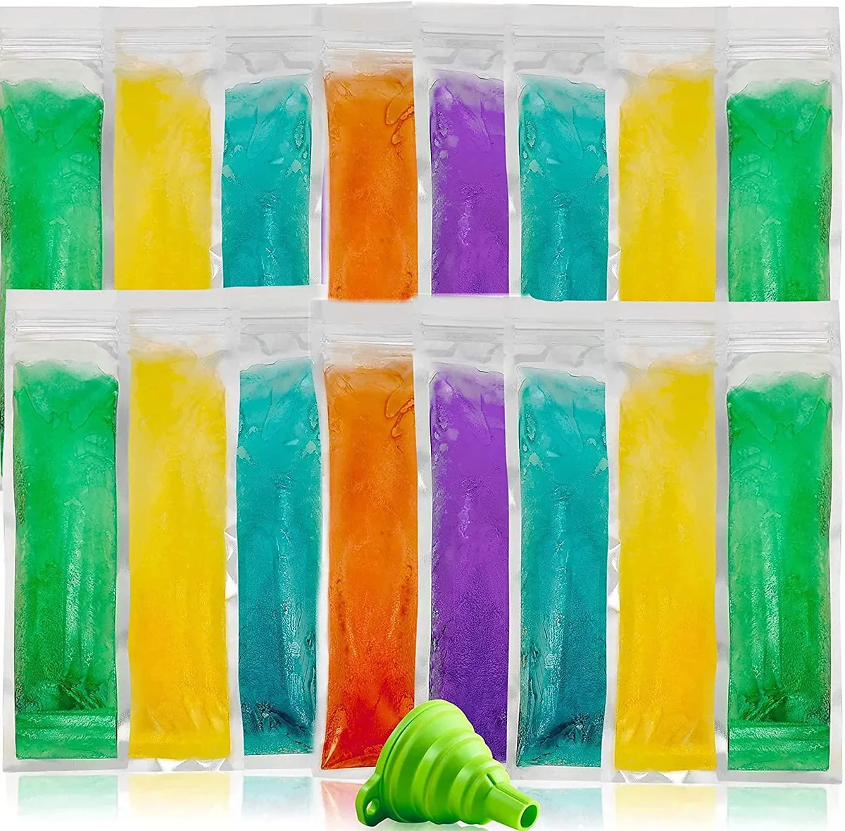 MEDca MEDca Popsicle Bags 125 Pack 4 oz with Funnel — product photo