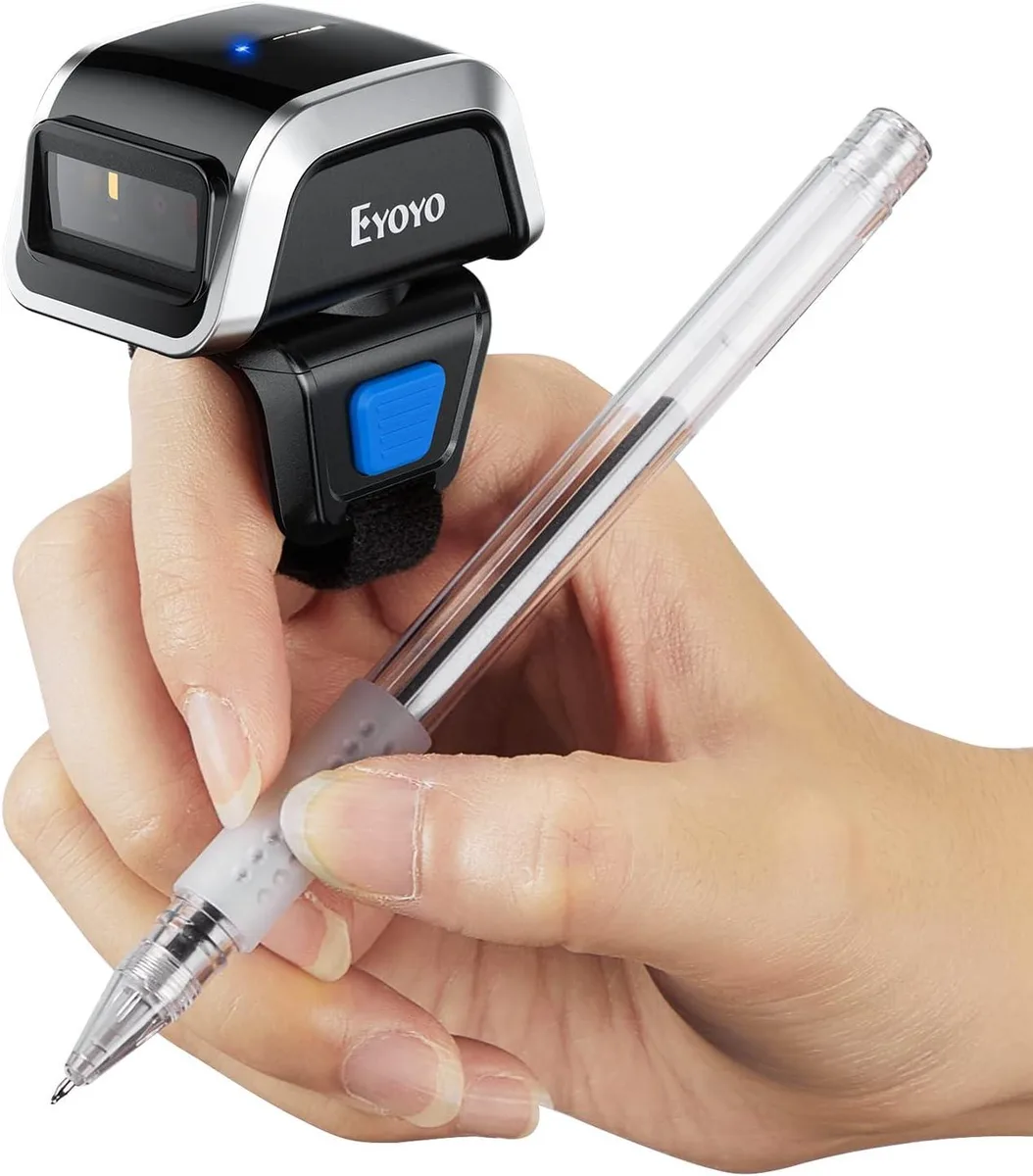 Eyoyo Eyoyo EY-031 3-in-1 Bluetooth QR Ring Barcode Scanner — product photo