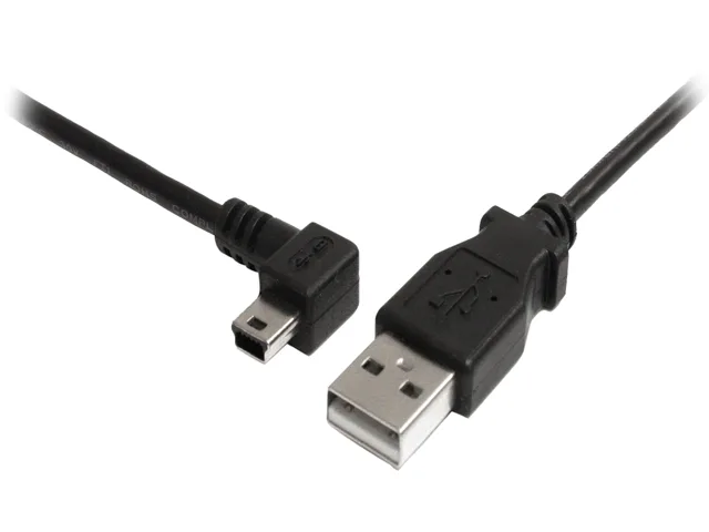 STARTECH STARTECH USB2HABM6LA USB 2.0 A to Left Angle Mini B Cable 6 ft — product photo