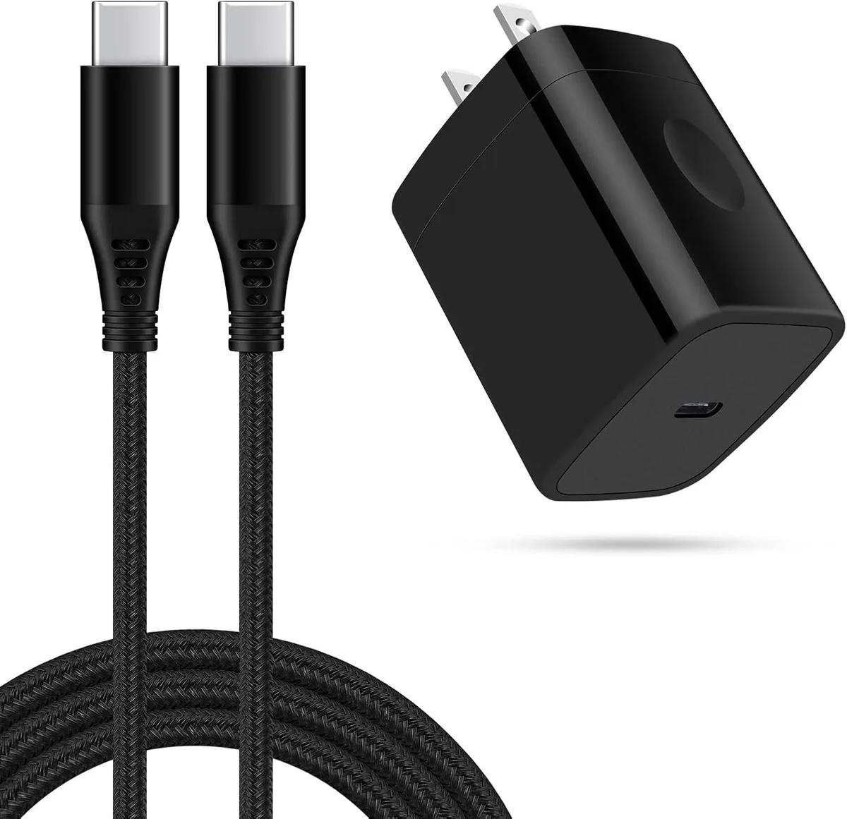 ONITOON ONITOON 20W PD USB-C Wall Charger Block for Moto G Power 2025 G Stylus 2024 with 6FT Cable — product photo