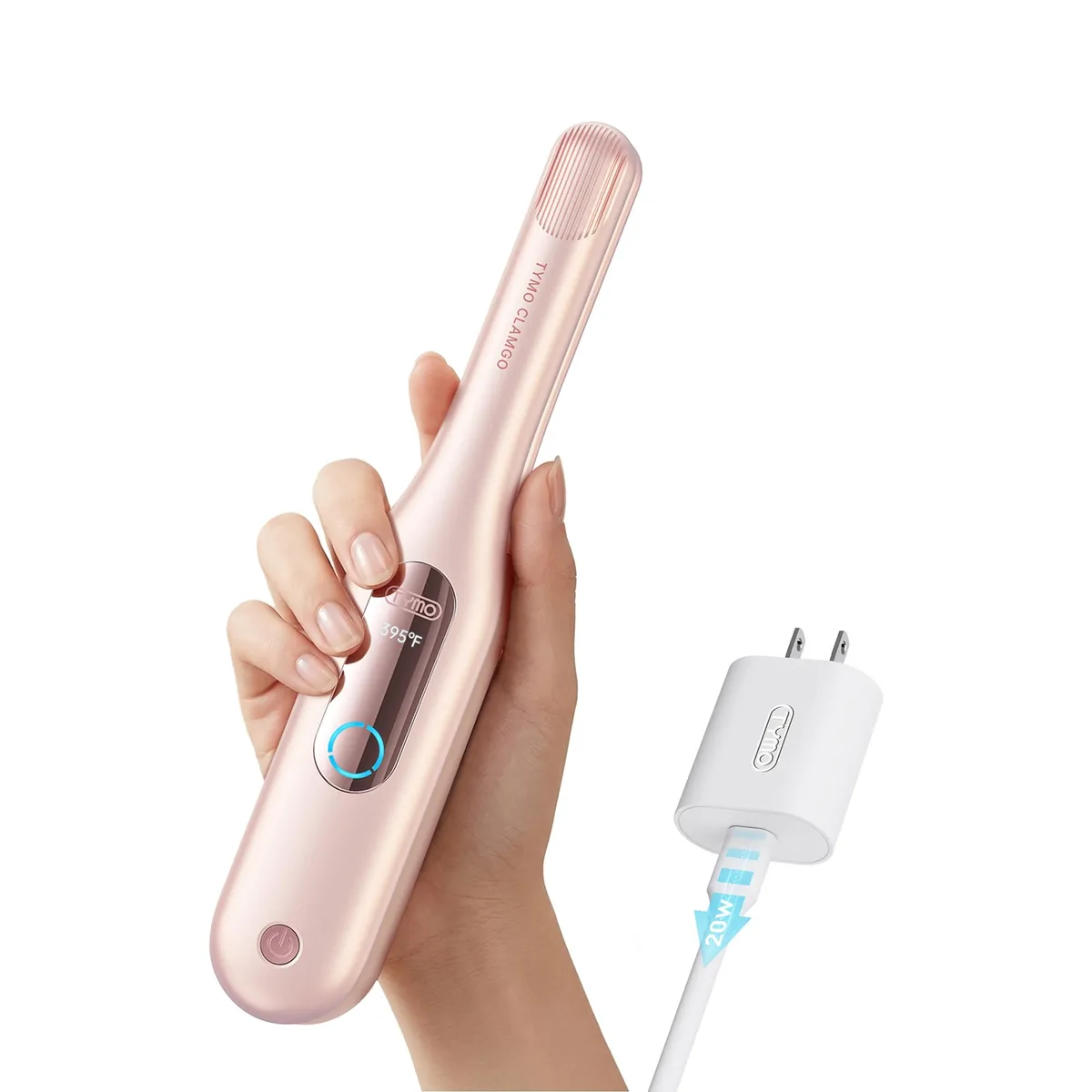  TYMO Cordless Mini Flat Iron 0.65" Pink — product photo
