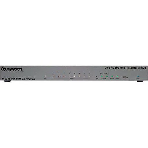 Gefen Gefen EXT-UHD600-18 1:8 HDMI 2.0 splitter 600 MHz 4K 60 Hz HDR — product photo