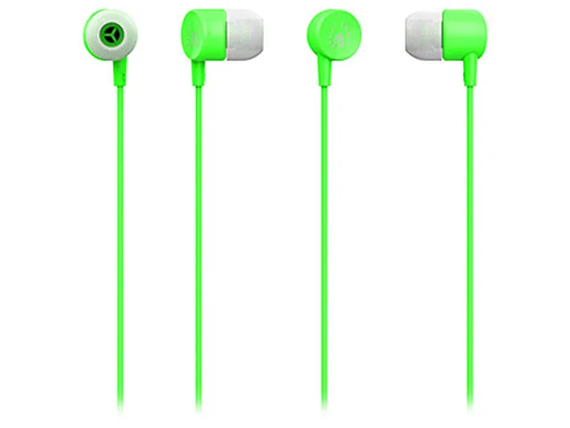 Fuji Labs Fuji Labs AUFJ-SQNMS101GR Green In-Ear Headphone 10mm 16ohm 3.5mm 54in — product photo
