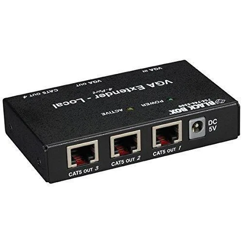 Black Box Corporation Black Box Corporation AC555A-4-R2 4-Port VGA Repeater 1024 x 768 — product photo