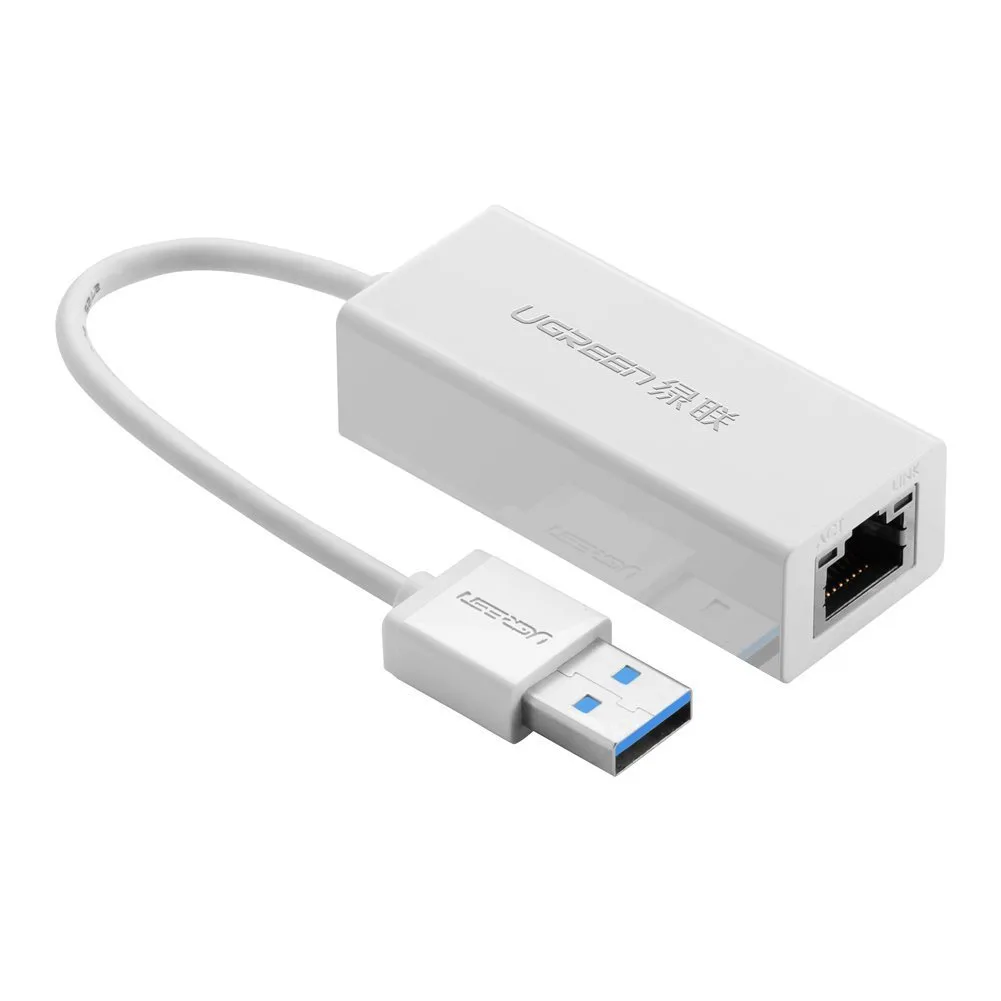 TeKit TeKit USB 3.0 to RJ45 Gigabit Ethernet Adapter White 20255 — product photo