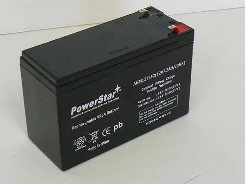 BatteryJack inc. BatteryJack inc. 12V 7.0Ah 7.5AH SLA Battery F1 Terminal — product photo