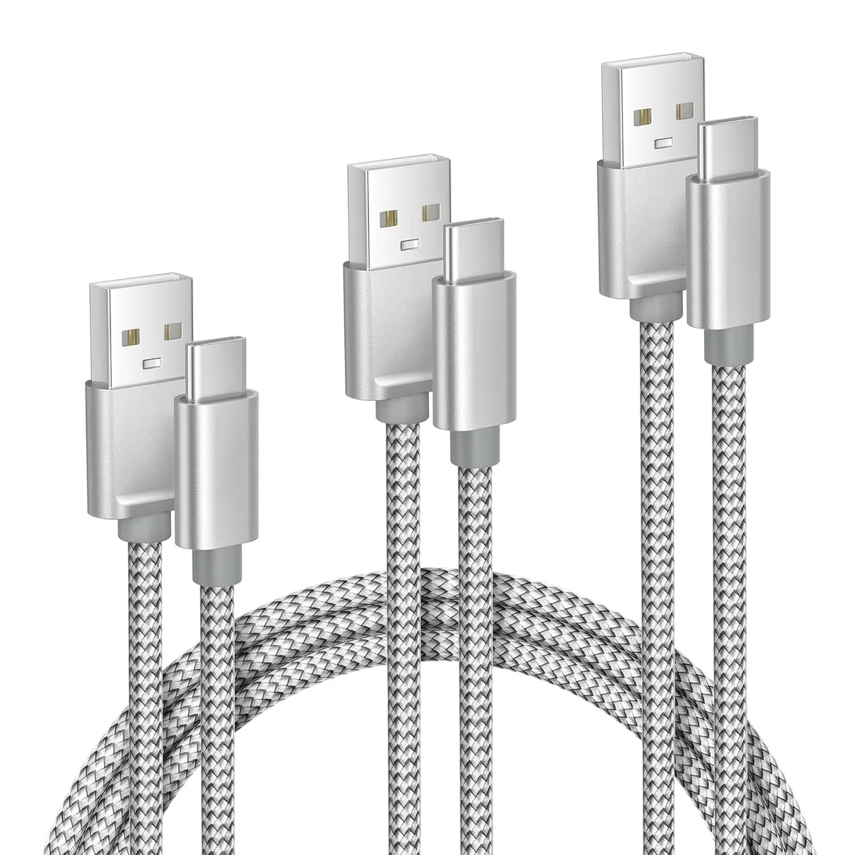 Kootion Kootion USB-A to USB-C Cable 3-Pack 1.5/3.3/6.6FT 3A 480Mbps — product photo