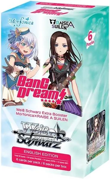 Weiss Schwarz Weiss Schwarz Bang Dream! Morfonica RAISE A SUILEN Extra Booster Box (6 Packs) collectible — product photo