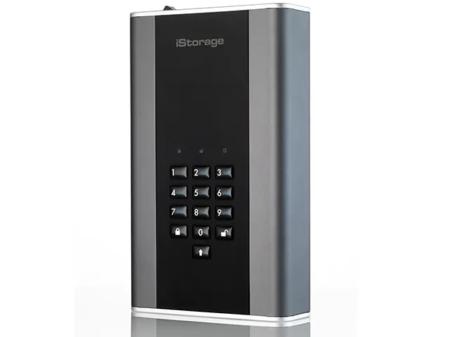 iStorage iStorage diskAshur DT2 18TB external hard drive IS-DT2-256-18000-C-X — product photo