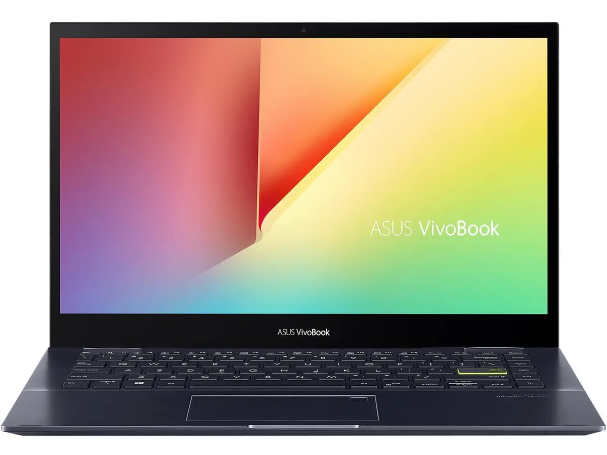 ASUS ASUS VivoBook Flip 14 TM420UA-DS52T 2-in-1 laptop Ryzen 5 5500U 12GB 2TB SATA 14.0" 60Hz touch Win 11 Pro — product photo