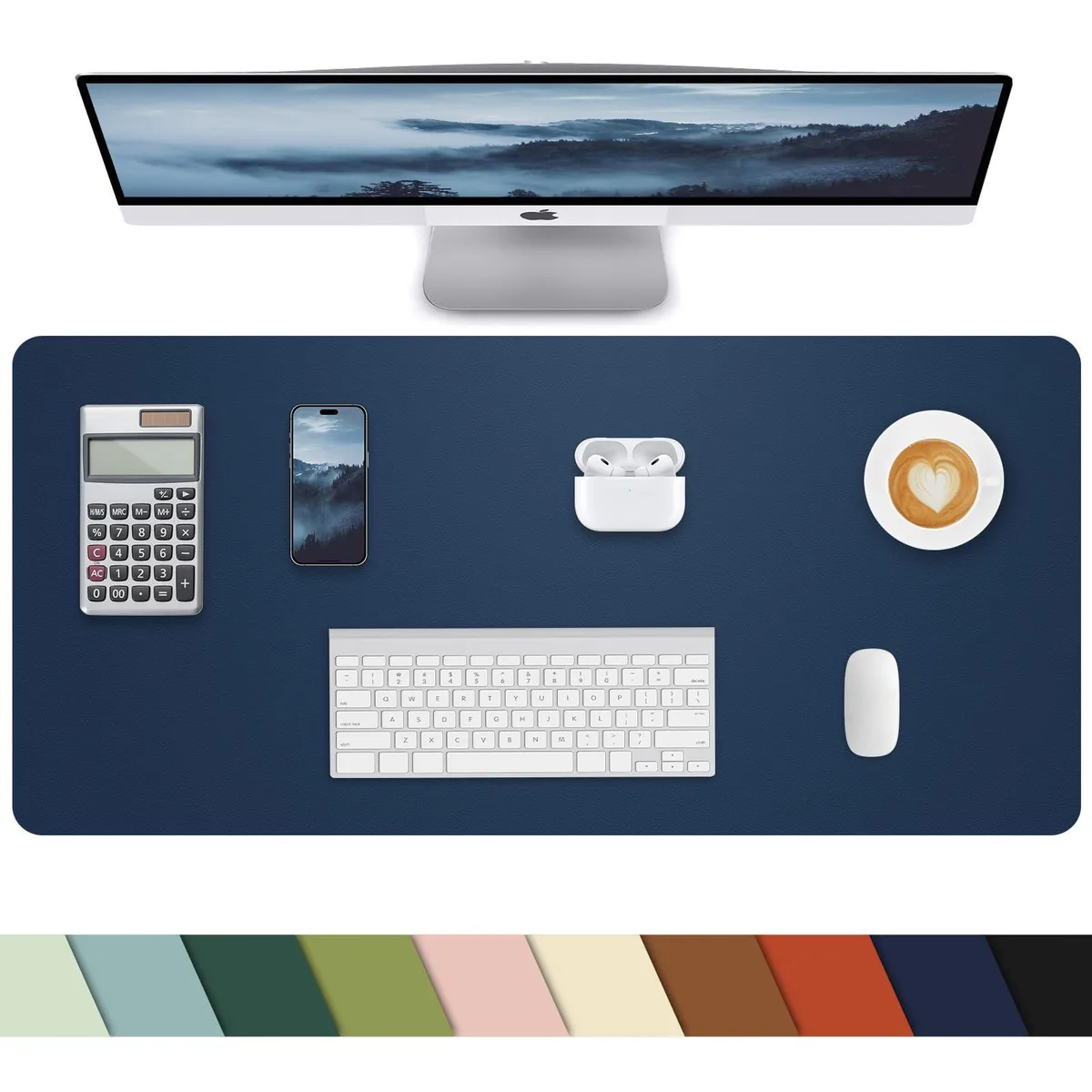 Keychron FYD-3517-Midnight Blue Desk Mat 35.4 x 17 in — product photo