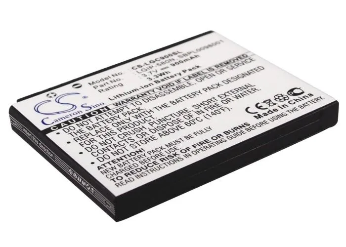 Cameron &amp; Co Cameron &amp; Co DS-CS-LGC900SL cell phone battery 3.7V 900mAh Li-ion black — product photo