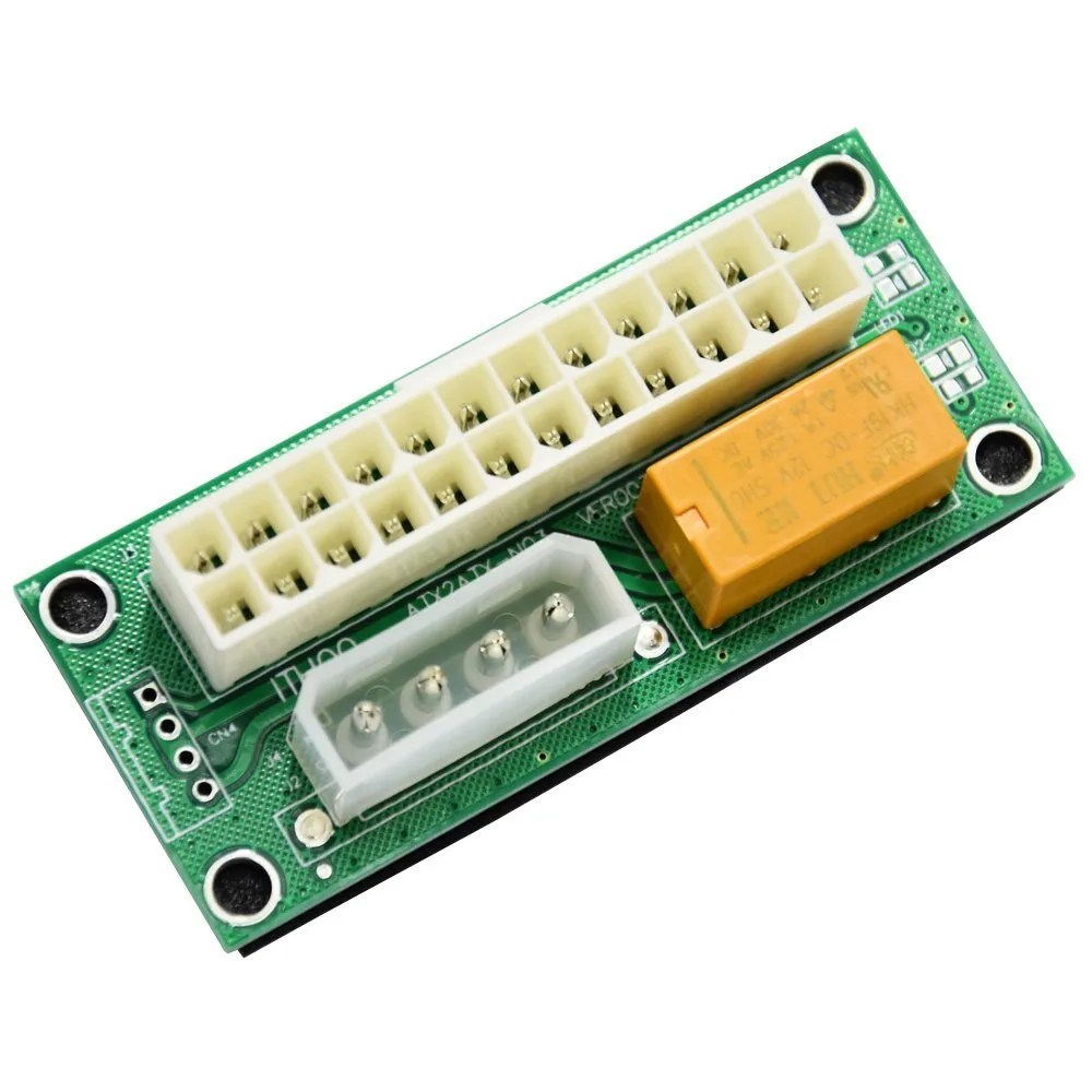 TeKit TeKit Add2PSU 24-pin ATX to 4-pin Molex adapter 2-pack — product photo