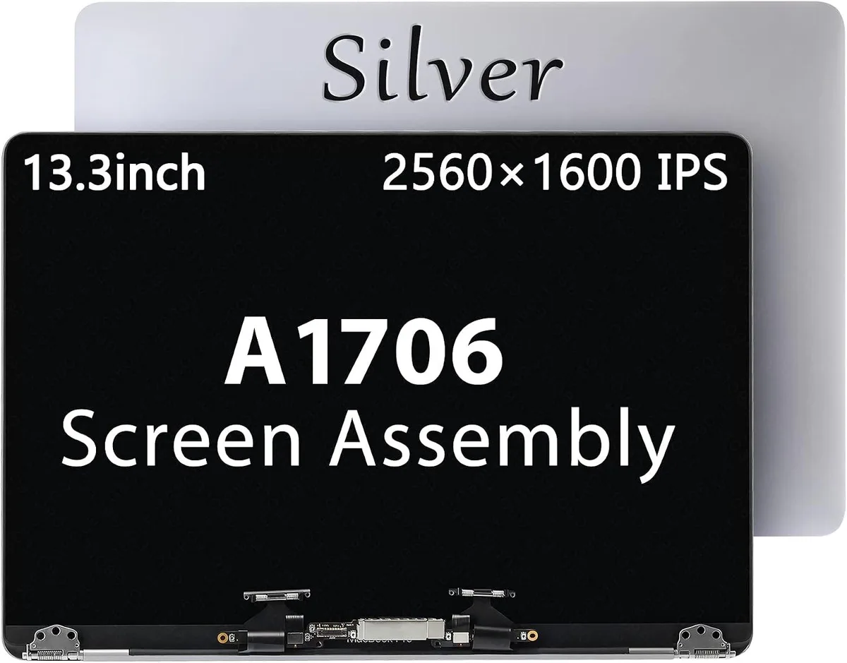 NUOLAISUN NUOLAISUN MacBook Pro Retina A1706 A1708 LCD Screen Assembly Late 2016 Mid 2017 EMC 3071 3163 Silver — product photo