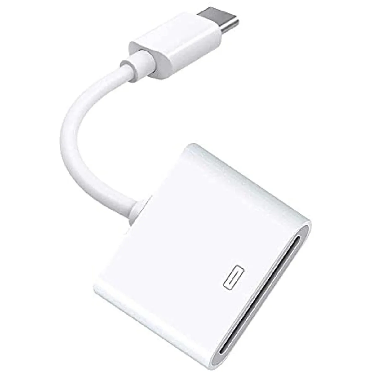 AllAmericanEssential AllAmericanEssential 30-Pin Female to USB 3.1 Type-C Male Adapter Cable White — product photo