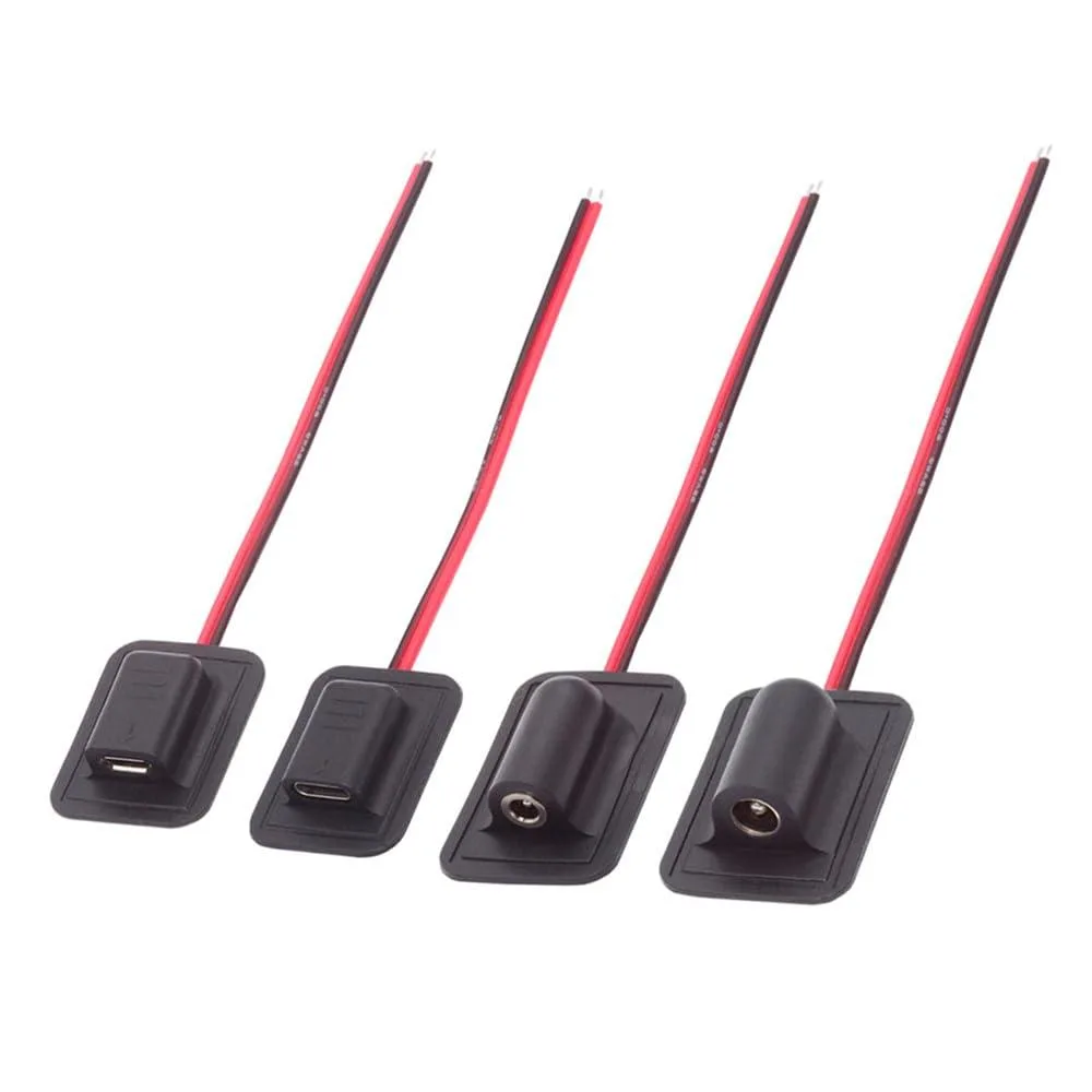 Fervit Fervit 4pcs USB cable Type-C Micro-USB DC 5.5x2.1mm 3.5x1.35mm — product photo