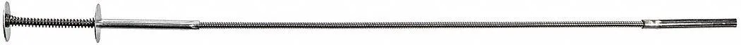 Retractable magnetic pickup tool with steel shaft and rare earth magnet head