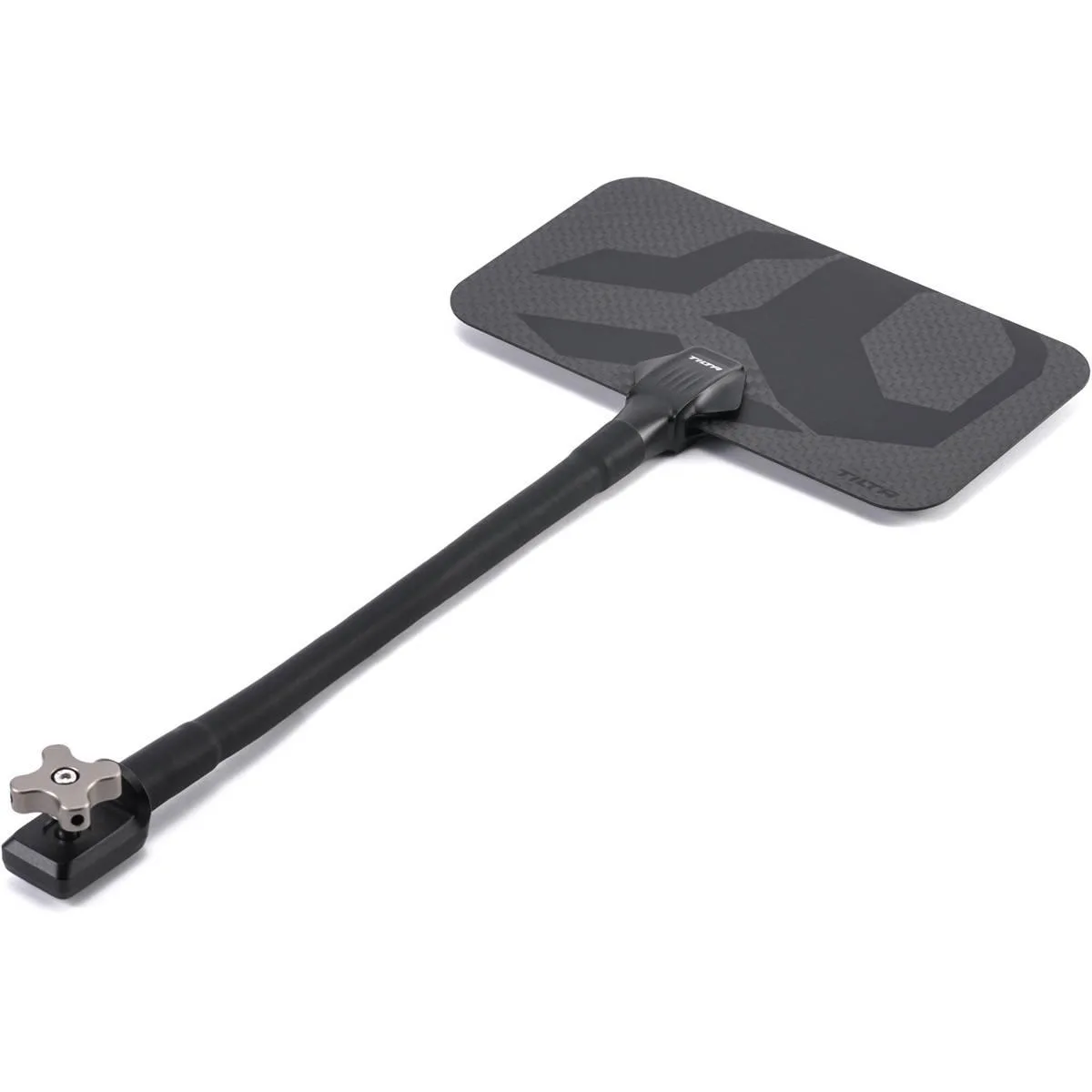Black carbon-fibre top flag on adjustable arm with 1/4"-20 thumbscrew