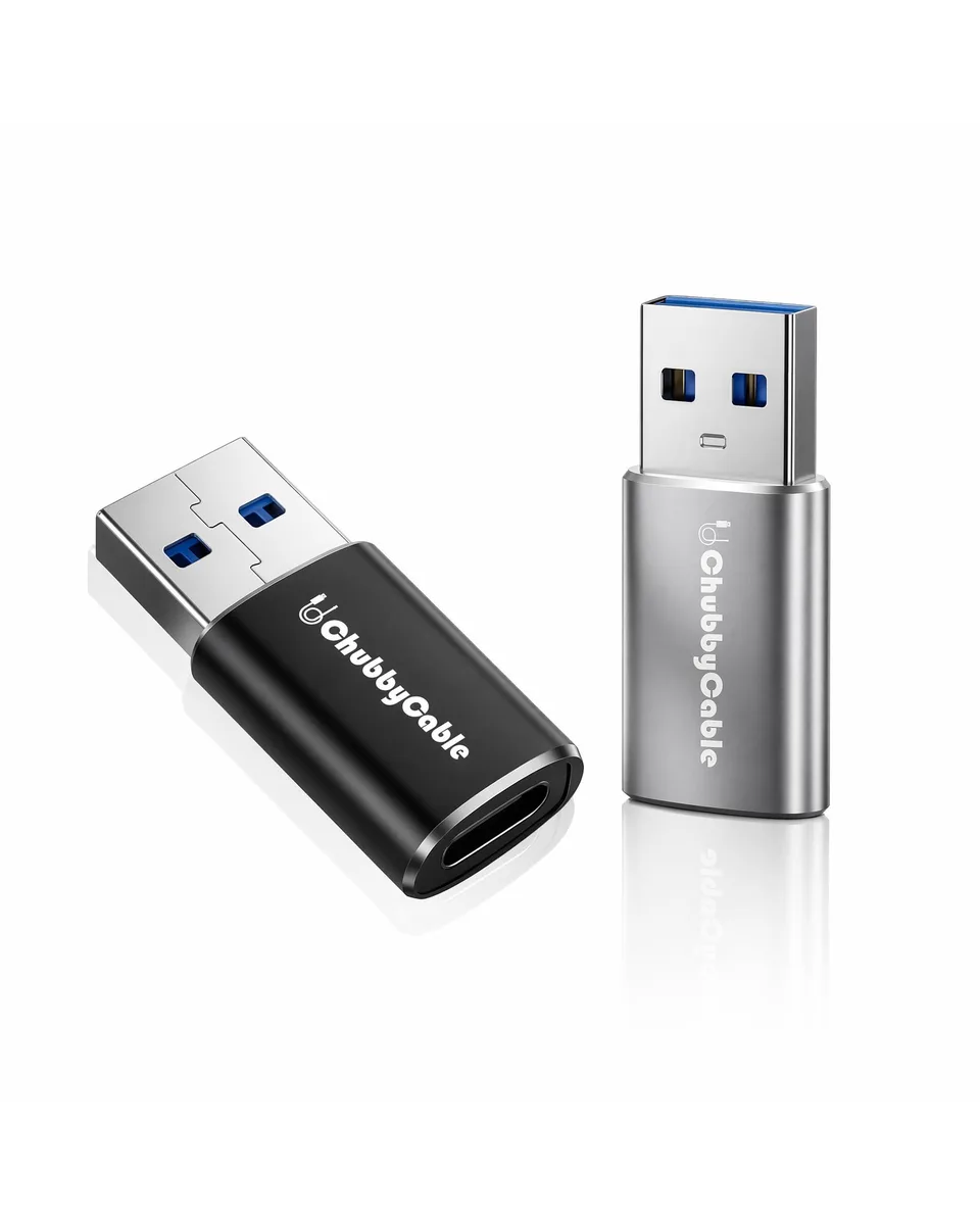 No Sew No Sew USB-C Female to USB-A Male Adapter, 2 Pack — product photo