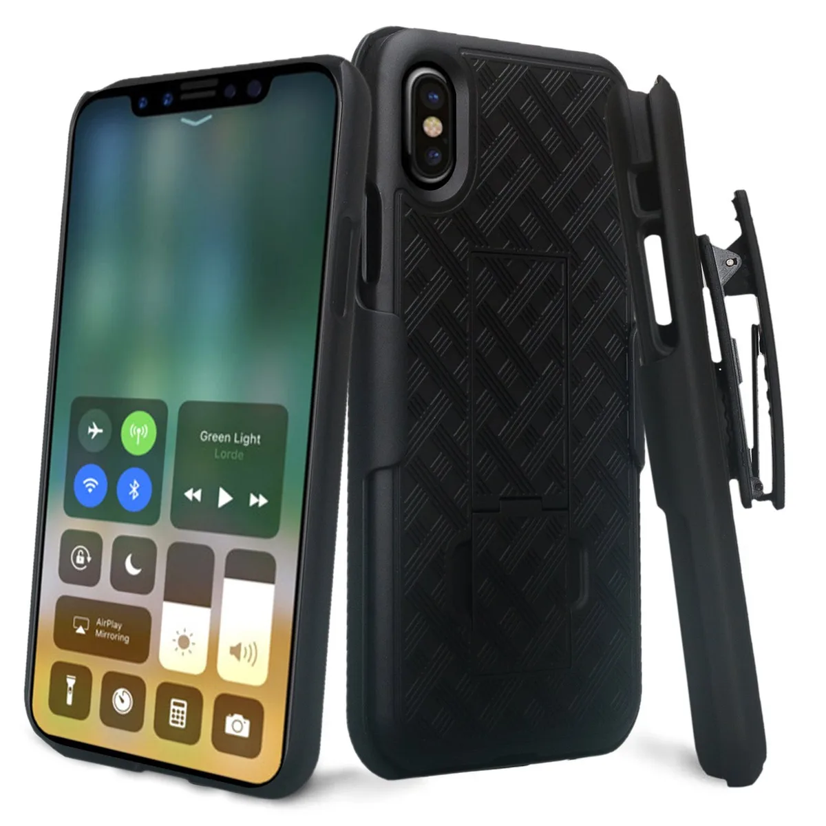 Beltron Products Beltron Products iPhone X/XS Holster Case with 180° Rotating Belt Clip and Kickstand — product photo