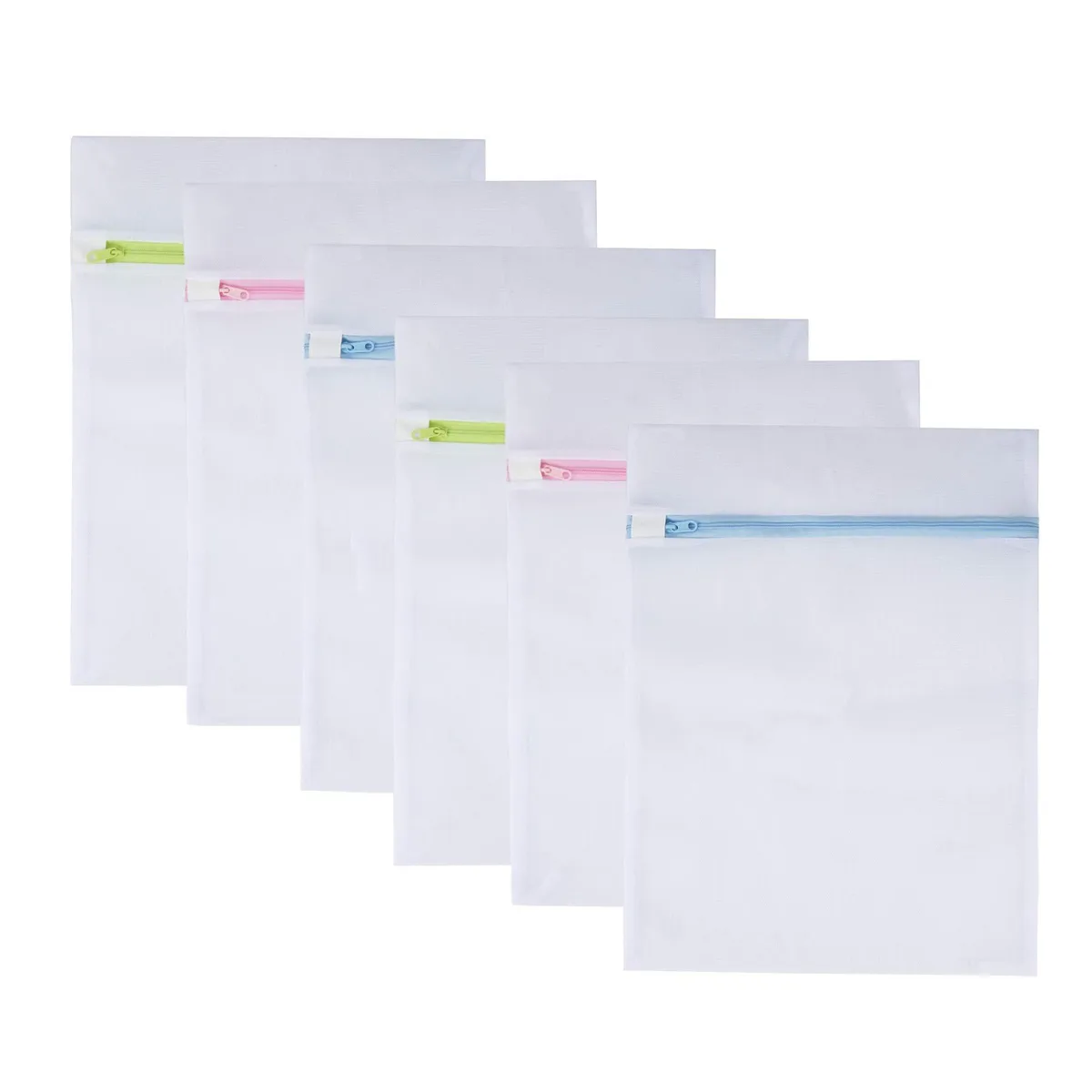  En Route Travelware Mesh Laundry Bags 6-Pack Medium 16 x 12 Inch Grey — product photo