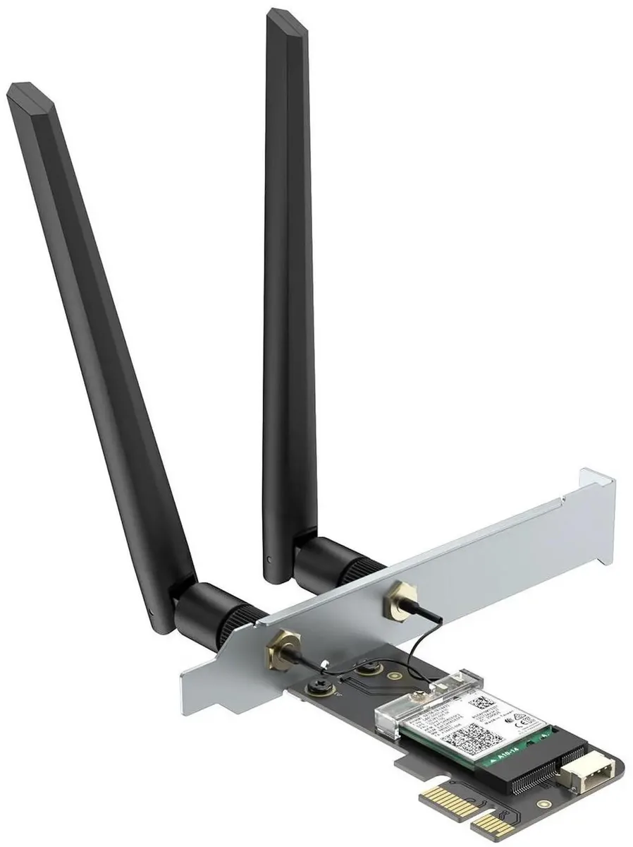 Vszerda Vszerda Wi-Fi 6E AX210 PCIe Adapter Bluetooth 5.2 Tri-band — product photo