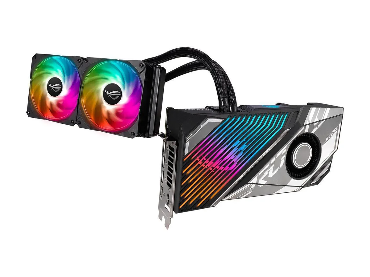 ASUS ASUS ROG Strix LC RTX 3090 Ti OC Edition 24GB graphics card — product photo