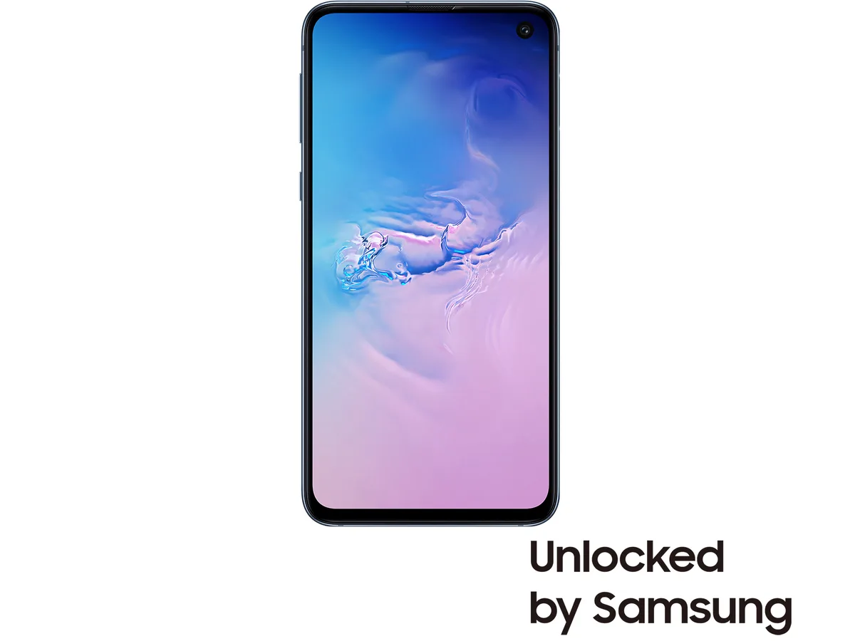 SAMSUNG SAMSUNG SM-G970UZBAXAA Galaxy S10e 128GB Prism Blue cell phones - unlocked — product photo