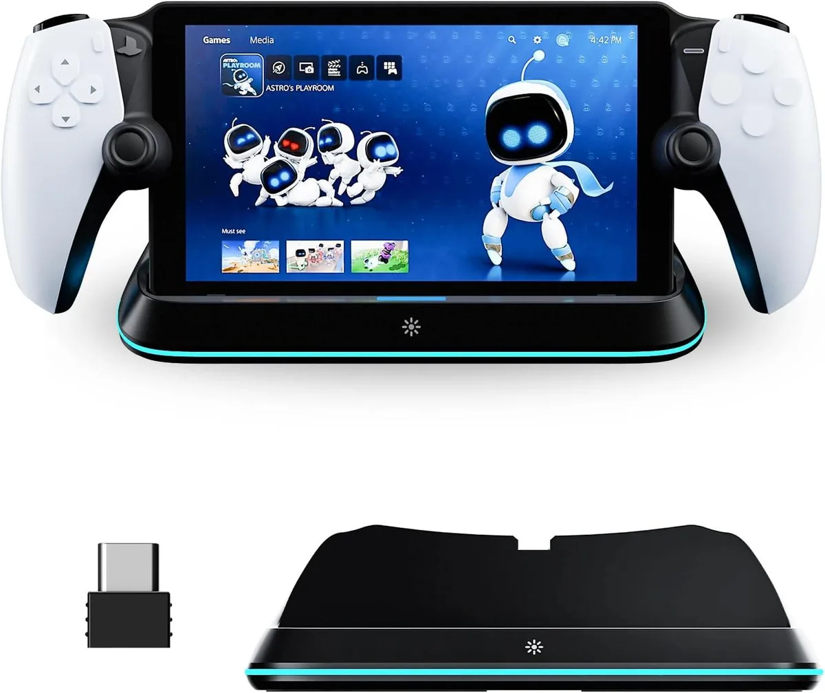 Werleo Werleo PS Portal Charging Stand 7 RGB Modes Black — product photo