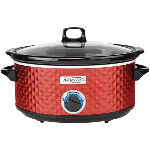 Brentwood Appliances Brentwood Appliances SC-157R 7 Quart Slow Cooker Red — product photo