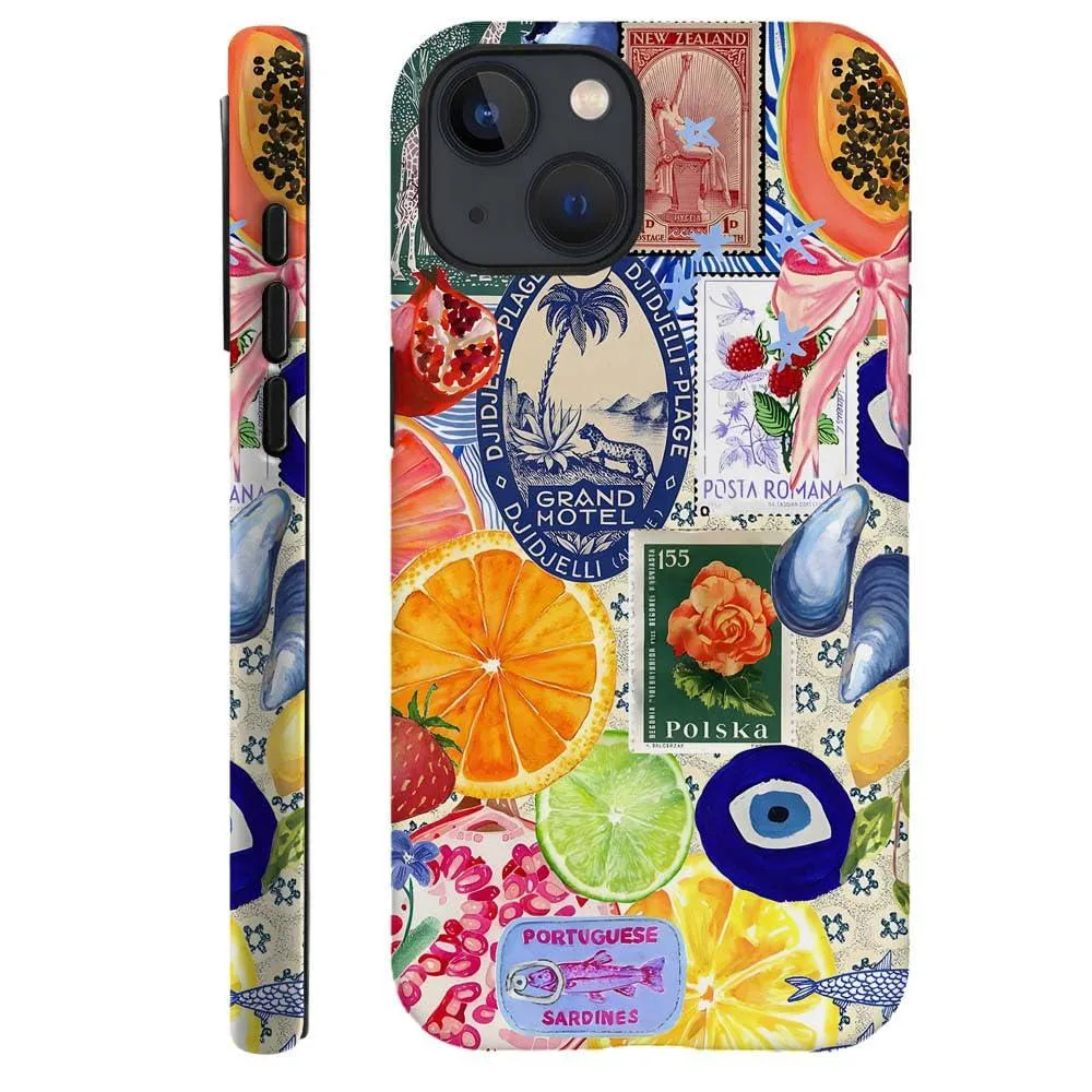  GENERIC Fruit Lemon European Summer Collage case for iPhone 15 — product photo
