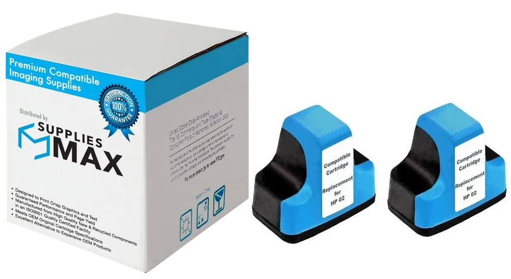 SuppliesMax SuppliesMax HP CD996FN Cyan Inkjet 2 Pack 400 Pages — product photo