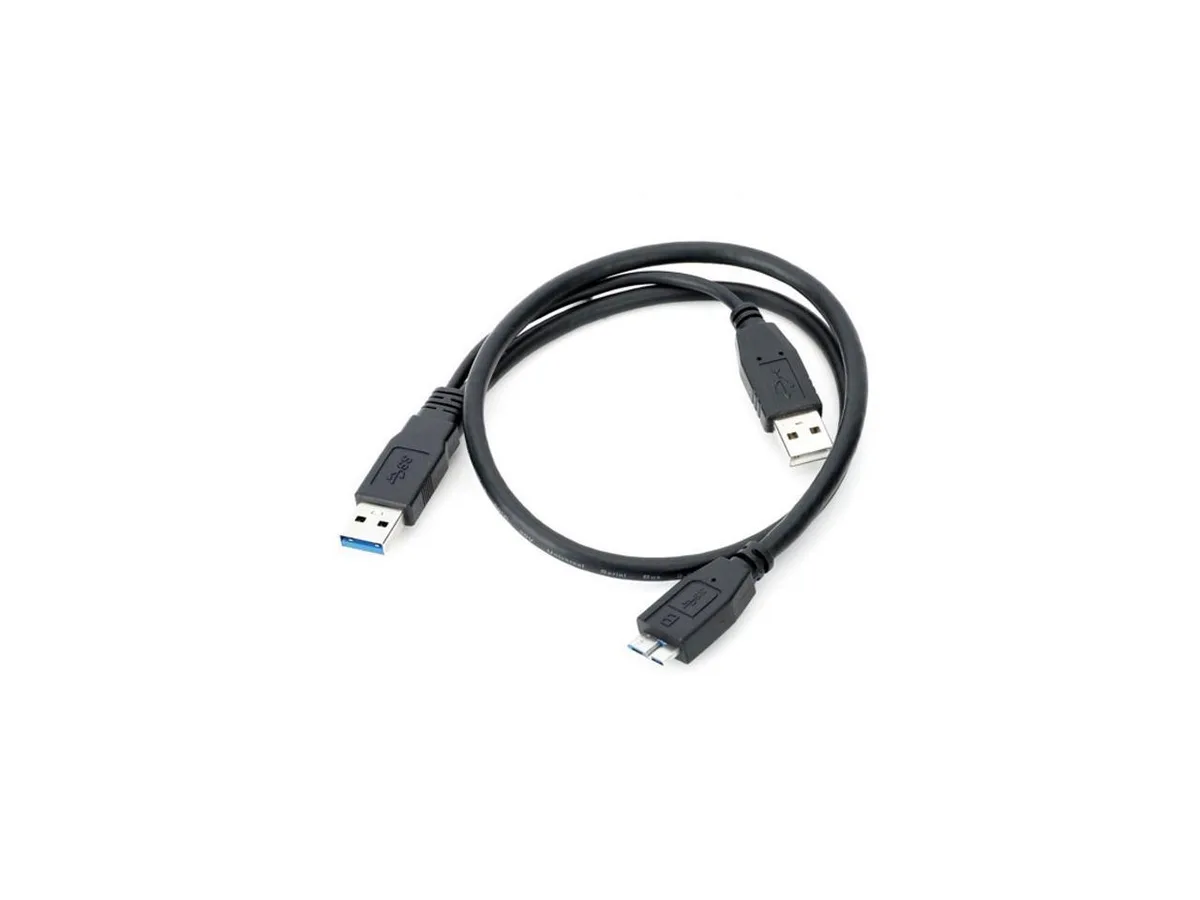 BUCIER BUCIER USB 3.0 Y-Cable Dual Type-A to Micro-B 40cm — product photo
