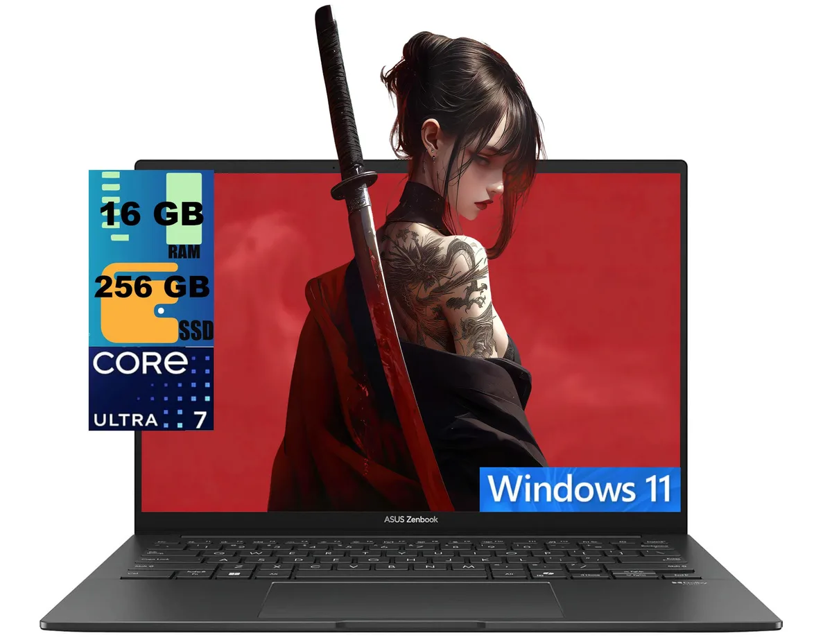 ASUS ASUS Zenbook 14 laptop Core Ultra 7 255H 16GB 256GB OLED touch — product photo