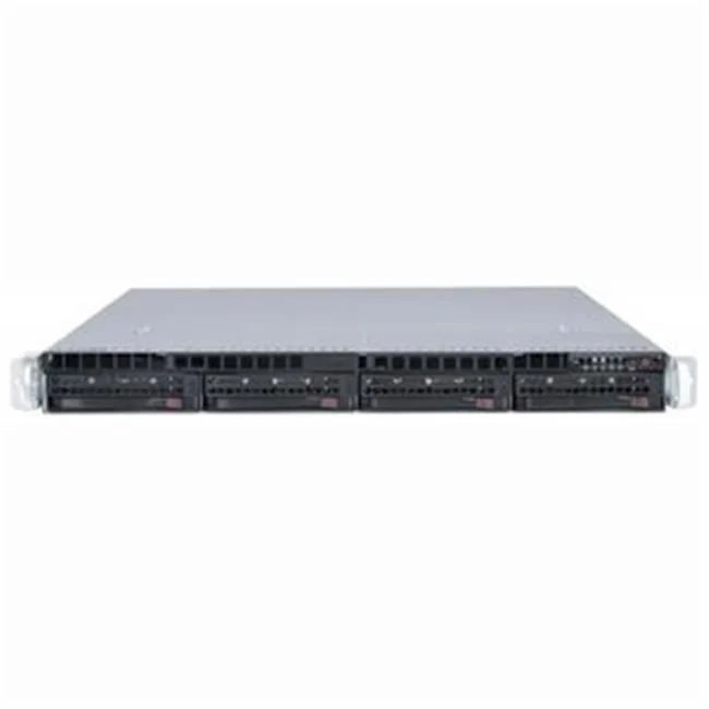 Supermicro Supermicro CSE-815TQC-R706WB2 1U server chassis 4×3.5″ SAS/SATA 700/750W redundant — product photo