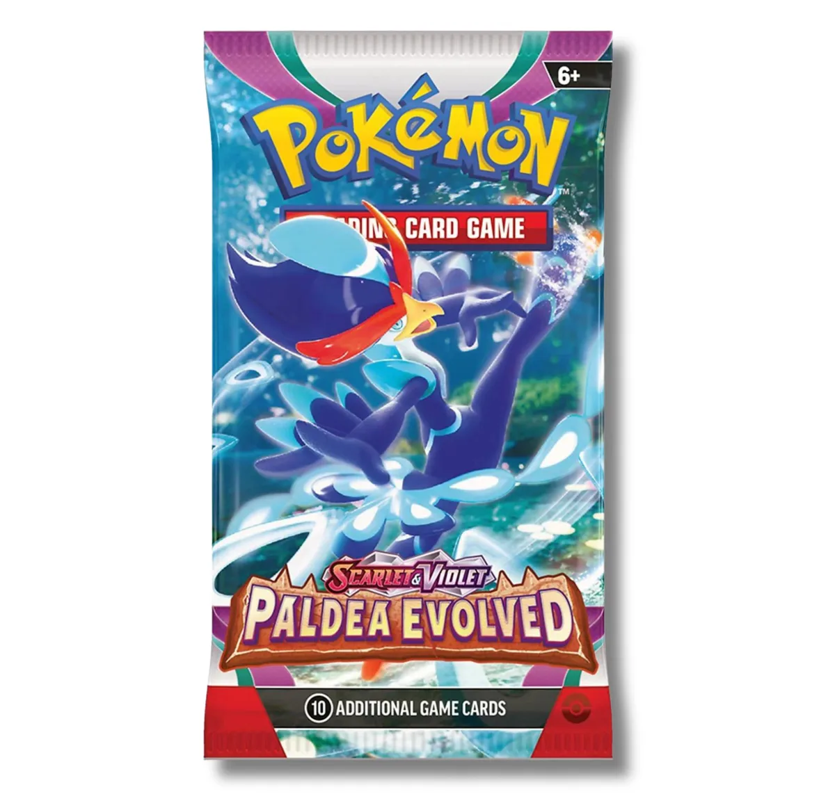 Pokemon Pokemon Scarlet &amp; Violet Paldea Evolved Booster Pack 10 cards — product photo