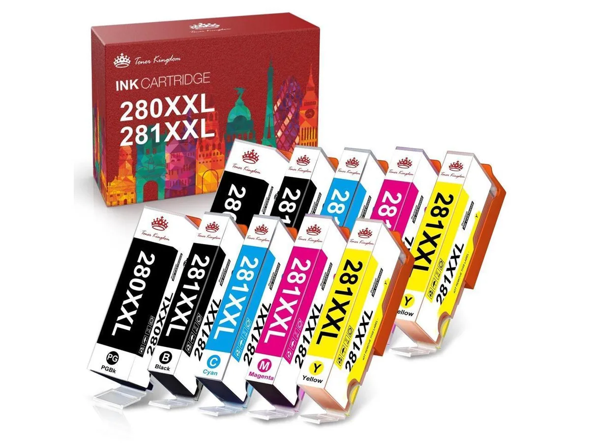 V4ink V4ink PGI-280XXL CLI-281XXL 10-Pack Ink Cartridges for TS6120 TS6220 TS8120 — product photo