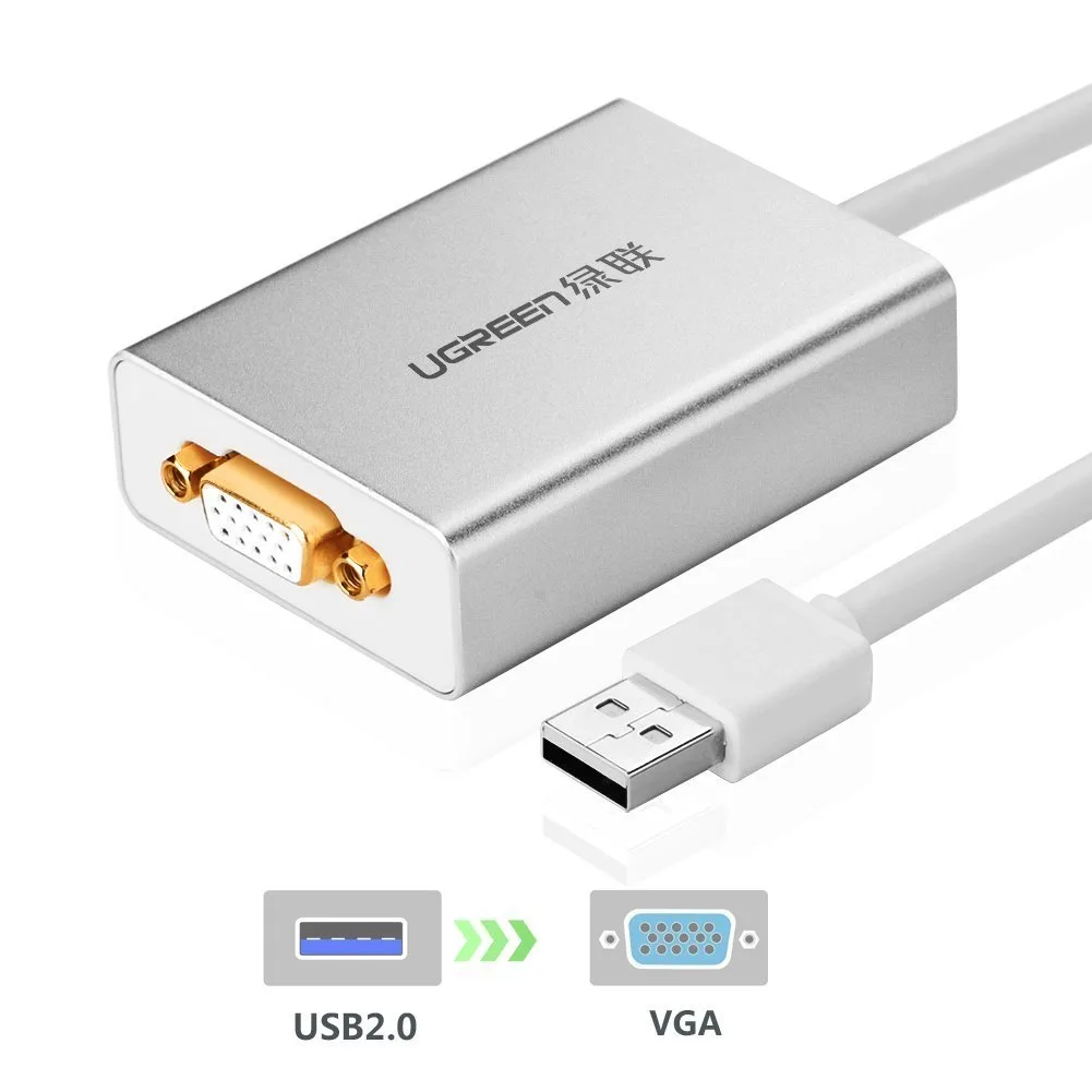 TeKit TeKit USB to VGA Adapter 1920x1200 Aluminum 40244 — product photo