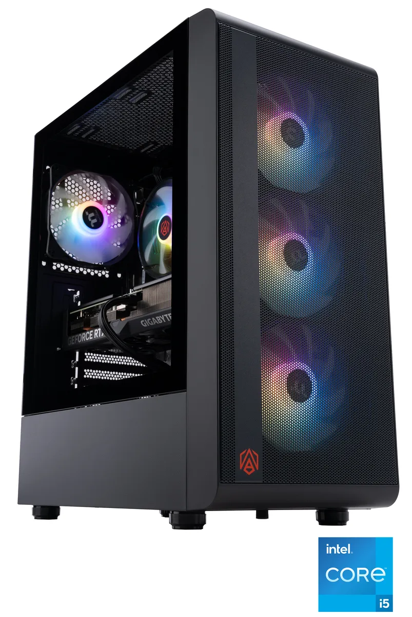 ABS ABS SA14400F4070S2 refurbished gaming PC i5-14400F RTX 4070 Super 32GB DDR5 1TB NVMe — product photo