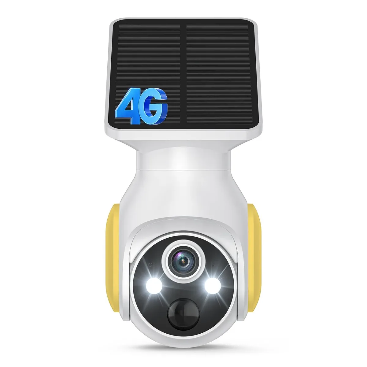  FameVibe Q50 1080p Solar Security Camera 2.4GHz Wi-Fi 5200mAh 355° Pan 90° Tilt — product photo