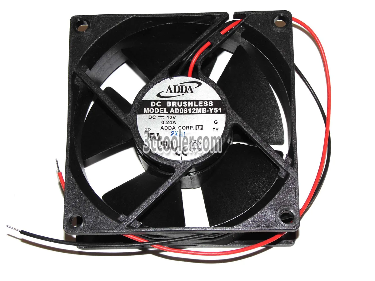 OEM Industries OEM Industries AD0812MB-Y51 80mm Ball Bearing Fan — product photo