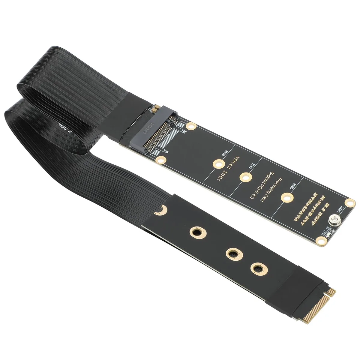 LORDWORLD LORDWORLD M.2 NVME to PCIe 4.0 x4 64Gbps 30cm riser — product photo