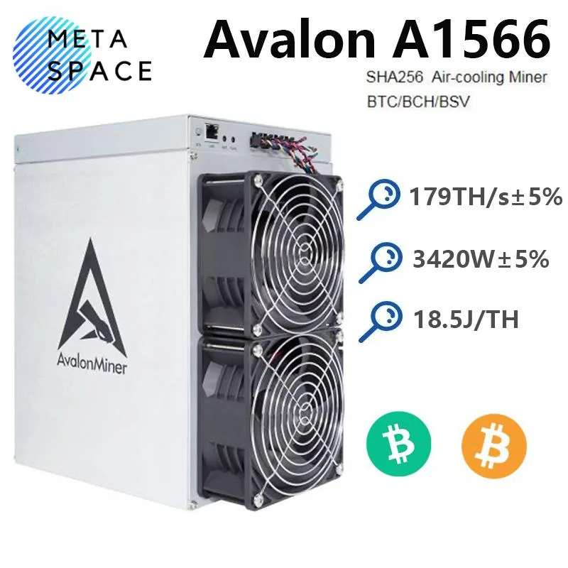 AFRNDK AFRNDK Avalon A1566 179TH/s 3240W Bitcoin Miner — product photo