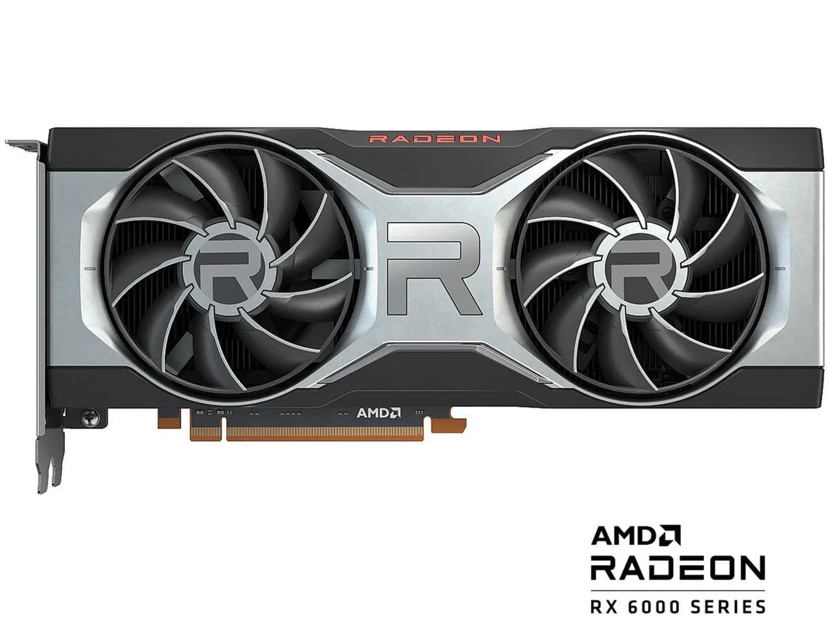 AMD AMD Radeon RX 6700 XT 12GB GDDR6 graphics card, double fans — product photo