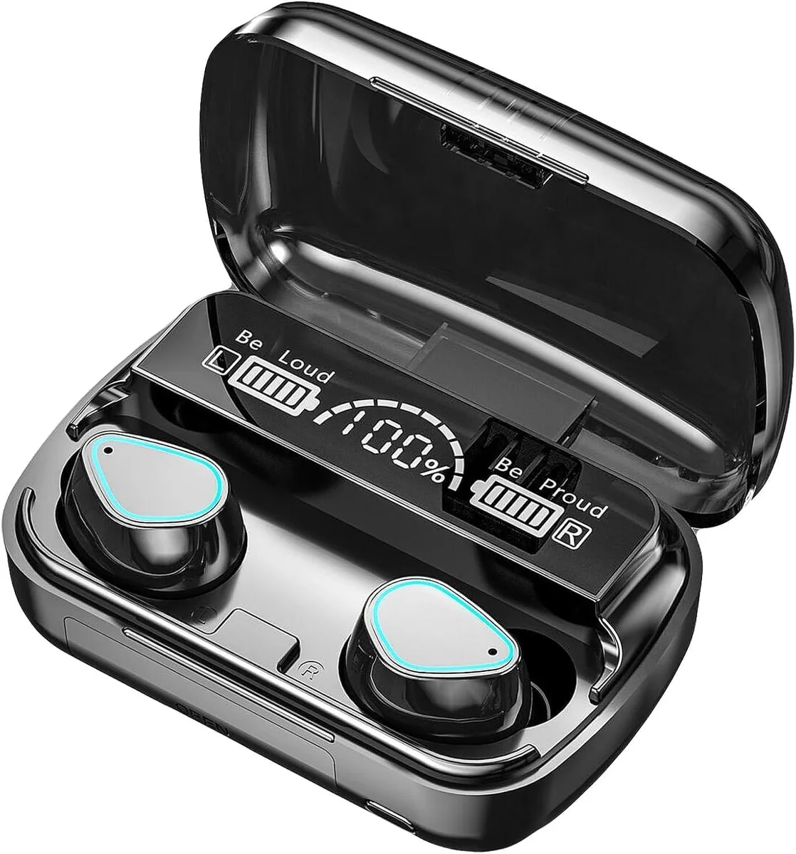 No Sew No Sew R10 Bluetooth 5.4 In-Ear Headphones Black — product photo